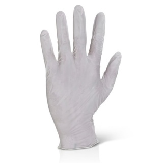 Beeswift LEGP Latex Examination Gloves Powder Free White (1000 box)